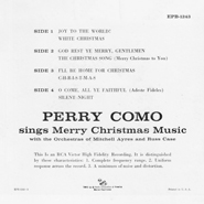 Merry Christmas Music - back cover