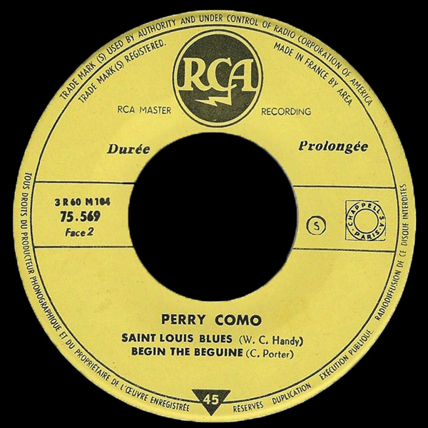 Perry Como - France EP 1960