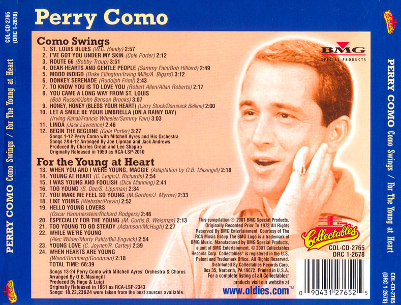 Como Swings / For the Young at Heart