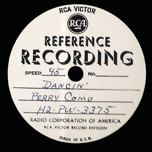 Reference recording and acetate circa 1957 ( unreleased )
