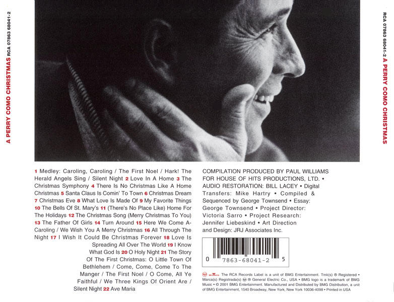 A Perry Como Christmas ~ 2001