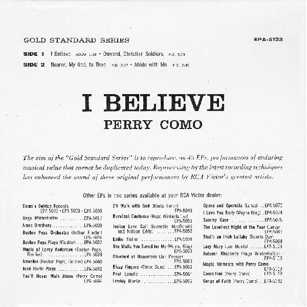 I Believe - EPA 735