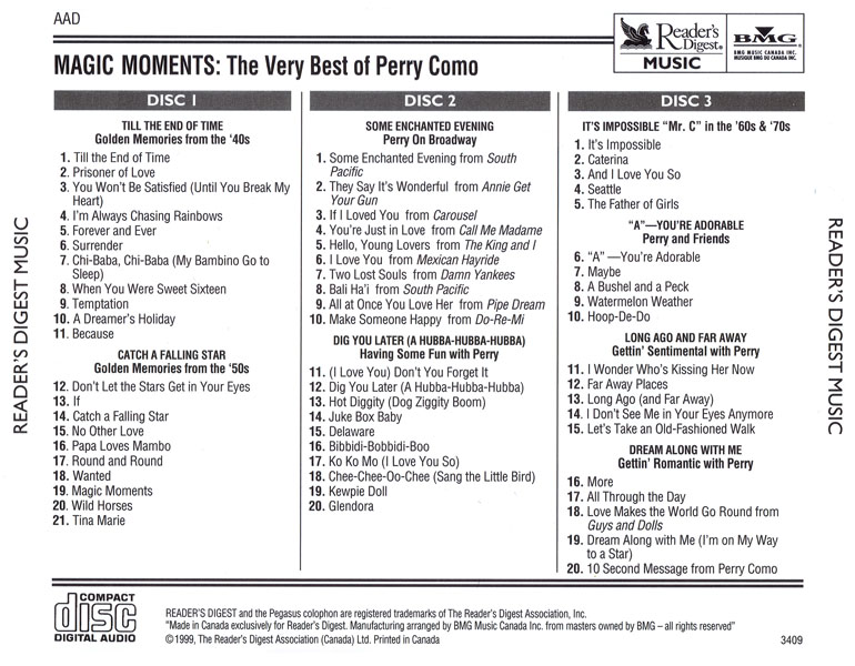 Magic Moments: The Very Best of Perry Como