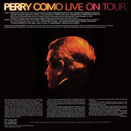 Perry Como Live On Tour ~ Album Notes & Back Cover