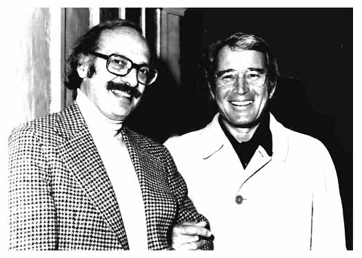 Perry with his long-time choral director, Ray Charles